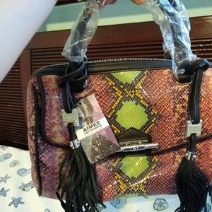 Aimee Kestenburg snake skin vibrant and glossy